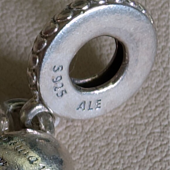 Pandora Sterling Silver Charm - Daughter - You are Always In My Heart - Picture 3 of 3